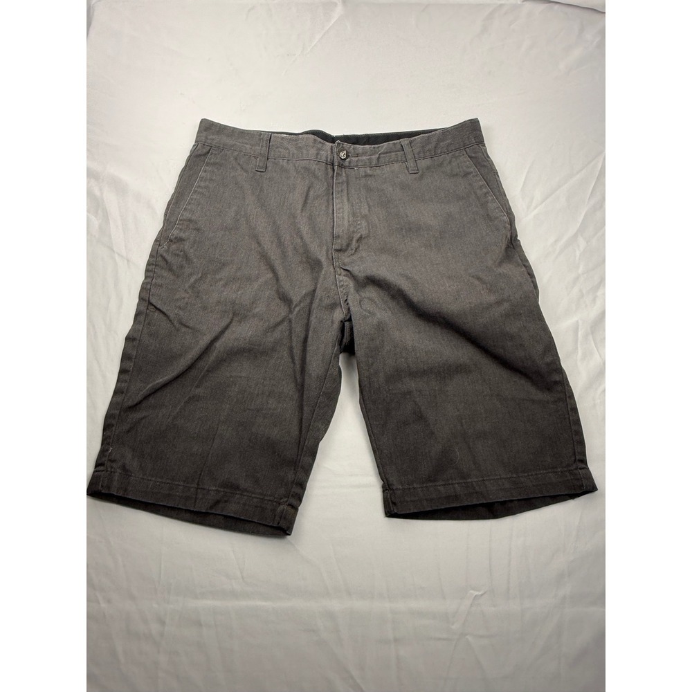Volcom Mens Frickin Modern Fit Chino Shorts Charcoal Gray Size 32 G8209